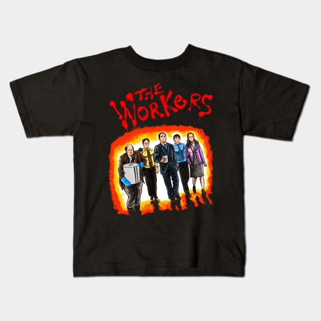 The Workers Kids T-Shirt by MarianoSan